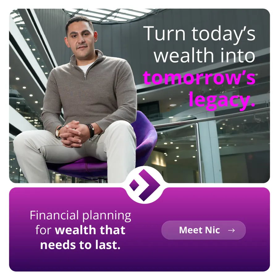 Instagram post: Nic, financial planning for wealth that needs to last