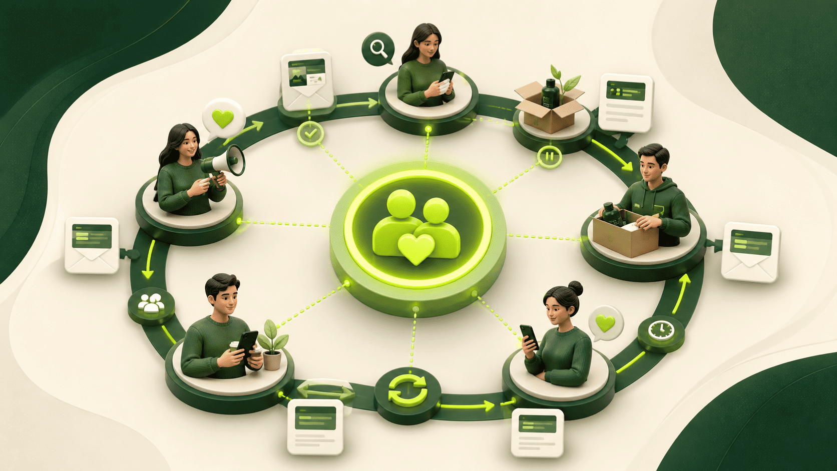 Email automation lifecycle from acquisition to advocacy
